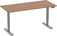 Ergolutions H&ouml;henverstellbarer Schreibtisch PRIMUS - 180x80 - Grau - 10 Jahre