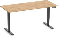 Ergolutions H&ouml;henverstellbarer Schreibtisch PRIMUS - 180x80 - Schwarz - 10 Jahre