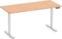 Ergolutions H&ouml;henverstellbarer Schreibtisch PRIMUS - 180x80 - Wei&szlig; - 10 Jahre