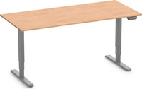 Ergolutions H&ouml;henverstellbarer Schreibtisch PRIMUS - 180x80 - Grau - 10 Jahre