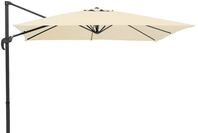 Schneider Rhodos Junior Ampelschirm, natur, quadratisch, 270 x 270 cm