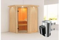 KARIBU Systemsauna Nanja, Fichtenholz 68mm, Eckeinstieg, ca. 2m&sup2; 53127