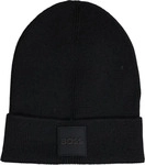 BOSS Strickm&uuml;tze aus Wollmischung Farbe schwarz Gr&ouml;&szlig;e: One Size Male