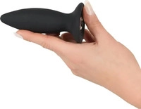 You2Toys Black Velvets Recharge Plug S: Vibro-Analplug, schwarz, Sextoys > Anal