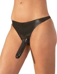 LATE X 29502271101, LATE X Latex-Slip mit Strapon &Oslash; 4 cm, F&uuml;r Sie>Umschnalldildo