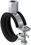 fischer Gelenkrohrschelle FGRS Universal mit EPDM Schalld&auml;mmeinlage 38 - 45 mm