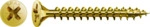 SPAX Universalschraube YELLOX Vollgewinde Senkkopf Kreuzschlitz CUT4-Spitze 4,5 x