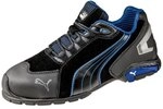 Puma RIO BLACK LOW robuster Sicherheitsschuh S3 schwarz/blau Gr. 46