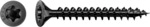 SPAX Universalschraube BLAX Vollgewinde Senkkopf T-STAR plus schwarz verzinkt 3,5 x