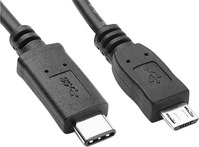 Goobay 67993, Goobay 67993 USB-C auf micro-USB Kabel, USB 2.0, 1,00m