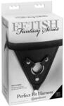 Fetish Fantasy Perfect Fit Harness Strap-On Schwarz
