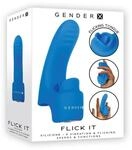 Gender X Flick It Vibrator Blau