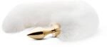 Fox Tail Plug No. 13 Gold/White 2,7 cm