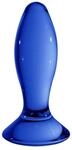 Chrystalino Follower Glas Analplug Blau ⌀ 3,5 cm