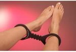 XX-DREAMSTOYS Silikon Fu&szlig;fessel schwarz