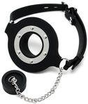 Rimba Toys Knebel mit &Ouml;ffnung und Stopper Schwarz