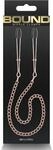 NS Novelties Bound Nipple Clamps DC3 Nippelklemmen Gold
