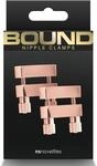 NS Novelties Bound Nipple Clamps V1 Nippelklemmen Gold