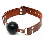 Rimba Ball Gag Schwarz Braun