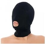 Rimba Maske mit offenem Mund Schwarz One Size