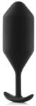 B-Vibe Snug Butt Plug 5 Large Analplug Schwarz ⌀ 5,1 cm