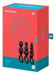 Satisfyer Booty Call Plugs Analset Schwarz 3 Teilig