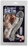 You2Toys Crystal Skin Penish&uuml;lle mit Vibration Transparent 23 cm ⌀...