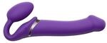 Strap-On-Me Vibrating Bendable Strap-On Medium Strapless Lila