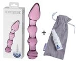 JOYRIDE Premium GlassiX Set 12 Glasdildo Rosa 19 cm