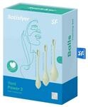 Satisfyer Yoni Power 2 Training Set Liebeskegel Gr&uuml;n &oslash; 4,5 cm