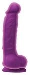 NS Novelties Colours Dual Density Dildo Lila 13 cm