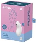 Satisfyer Vulva Lover 2 Druckwellen Vibrator Wei&szlig; 11,9 cm
