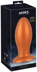 ANOS Giant Soft Butt Plug Saugfu&szlig; Orange ⌀ 8,4 cm