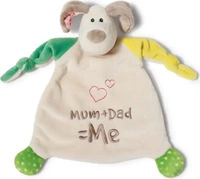 Nici Schmusetuch Hund "Mum+Dad=Me" (40037)
