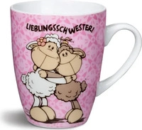Nici Porzellantasse "LIEBLINGSSCHWESTER!" Porzellan (37220)