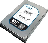Hitachi HGST Ultrastar He8 8TB, 512e SATA 6Gb/s HUH728080ALE600 / 0F23267