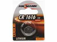 Ansmann Lithium-Knopfzelle CR1616, 3 V, 1er- Packung
