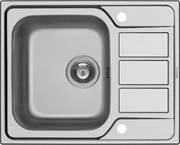 keenberk Edelstahlsp&uuml;le ATHENA 1 inkl. Excentergarnitur 620 x 500 mm