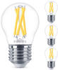 PHILIPS 40137, Philips Classic WarmGlow Filament LED-Lampe 5,9-60W E27 927 klar DIM,