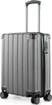 hauptstadtkoffer Q-Damm - Handgep&auml;ck Hartschale Silber matt, TSA, 54 cm, 38...