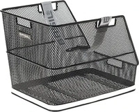 Basil 11204, Fahrradkorb f&uuml;r Gep&auml;cktr&auml;ger Basil Class 38 x 31 x 27 cm - Schwarz