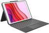 LOGITECH 920-009624, Logitech Combo Touch, KeyboardDock für Apple iPad 10.2 " grau,