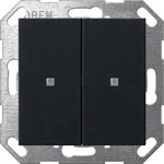 Gira 5173005, Gira 5173005 Taster Wippe 2f OneKNX System 55 Schwarz m