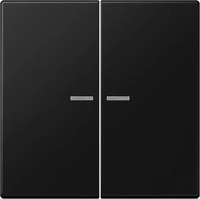 Jung BTLS17102SWM, Jung BTLS17102SWM JUNG HOME Taster 2fach, mit Lichtleiter,