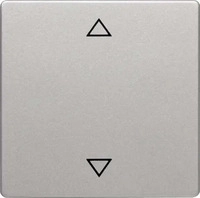 Berker 16206074, Berker 16206074 Wippe mit Aufdruck Symbol Pfeile Q.x alu samt,