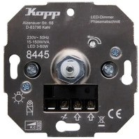 Kopp 844500001, Kopp 844500001 Druck-Wechselschalter LED Dimmer, 50W/RC