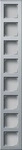 Gira 136626, Gira 136626 Profil 8f senkr. + waager. Profil 55 Aluminium