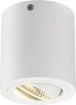 SLV 113931, SLV 113931 TRILEDO, Deckenleuchte, LED, 3000 K, rund, wei&szlig;, 38&deg;,...