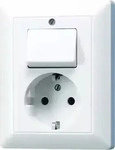 Jung AS5576UWW, Jung AS5576UWW SCHUKO-Steckdose 16 A 250 V ~ mit Schalter Universal
