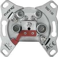 Axing/SKT SSD7-00, Axing/SKT Axing SSD7-00 SAT-Twin-Stichleitungsdose 5 - 2200 MHz,